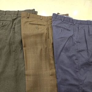 3 PAIR Men's Dress Slacks size 36. B7